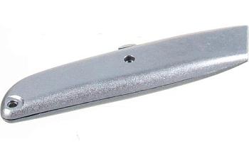 Нож металический с трапециевидным  выдвижным лезвием; Rexant, 12-4907