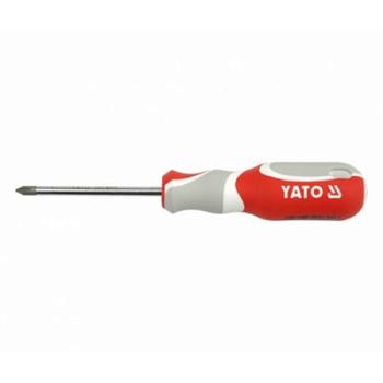 Отвертка  PH 1 75 мм двухкомпонентная ручка;YATO, YT-25923