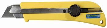 Нож технический с выдвижным лезвием 25 мм; STAYER, 09173