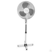 Вентилятор напольный d 40см 40Вт 3 скорости бело-серый; SAKURA, SA-10G