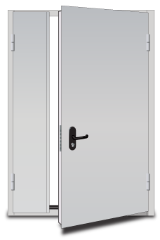 Дверь металлическая ДПМ EI-60 1280х2050мм L 1,2 мм