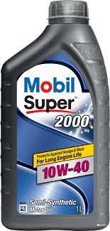 Масло моторное 10W/40 п/синтетика 1 л; Mobil SUPER 2000