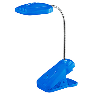 Настольный светильник NLED-420-1.5W-BU прищепка синий ЭРА Б0005539