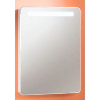 Зеркало-шкаф для ванной комнаты Америна 60 левое белое глянец, МДФ, ЛДСП 81х60х14 см; Aquaton, 135