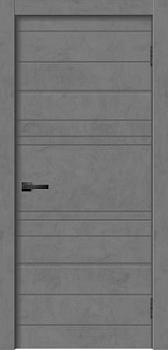 Полотно дверное ПВХ GEO-2 Бетон графит ПГ 800мм