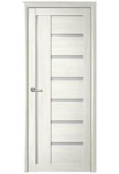 Полотно дверное Фрегат эко-шпон Мадрид белый кипарис 900мм стекло мателюкс