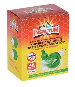 Комплект прибор+ жидкость от комаров 30 ночей; Insectum Laboratory, 433601