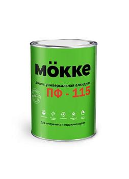 Эмаль алкидная ПФ-115 MOKKE ярко зеленый 0,8кг; 6014