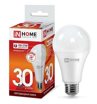 Лампа светодиодная LED A70 VC 30Вт 230В Е27 6500К 2700Лм; IN HOME, 4690612024165