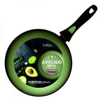 Сковорода Avocado 28 см алюмин антиприг покрытие LaDina; 70028