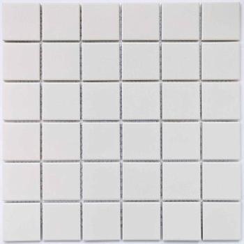 Мозаика керамическая ARENE WHITE белый 30,6х30,6см (чип 48х48х6мм)