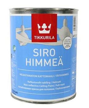 Краска В/Д для потолков Siro Himmea глубокоматовая 0,9 л; TIKKURILA