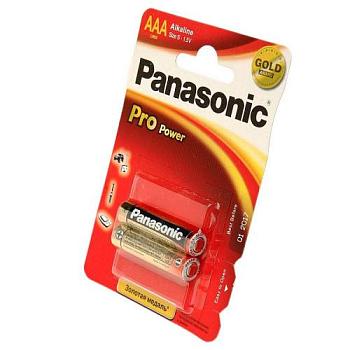 Батарейка щелочная Panasonic Pro Power LR03 (AAA) бл/2