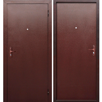 Дверь металлическая 5 см 960х2050мм L металл/металл