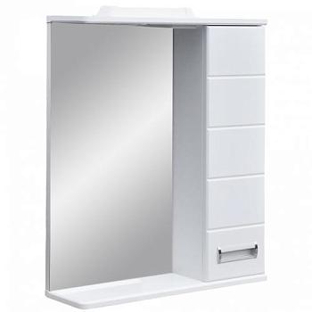 Шкаф-зеркало Вега 70 2711.073 левый белый с подсветкой; DORATIZ, 000-501-095