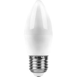 Лампа светодиодная SBC3713 13Вт 4000K 230В E27 C37 свеча; SAFFIT, 55167