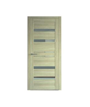 Полотно дверное Фрегат эко-шпон Дрезден лиственница мокко 900мм зеркало