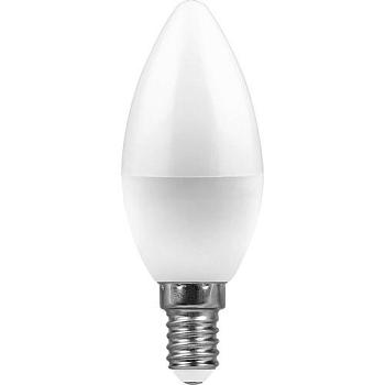 Лампа светодиодная LB-570 9Вт 230В E14 2700K свеча; Feron, 25798