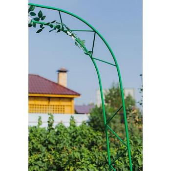 Арка садовая Классика 230х37 см металл зеленая; fuleren