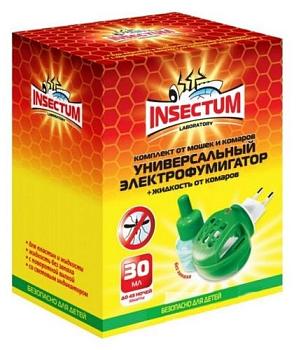 Электрофумигатор от комаров + жидкость флакон; INSECTUM, 991935