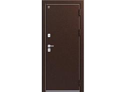 Дверь металлическая с терморазрывом Т-3 860х2050мм R 1,4мм антик медь металл/металл