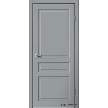 Полотно дверное Fly Doors CLASSIC С3 эмалит серый ПГ 600мм; Сибирь Профиль