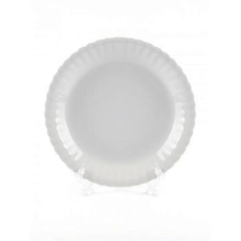 Тарелка плоская 19 см Ивона фарфор белый; Crystalex, 0I00990