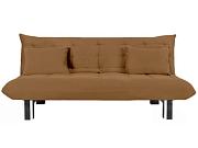 Диван-кровать Паттайя 197х90х100 см коричневый/механизм книжка/SHAGGY BROWN