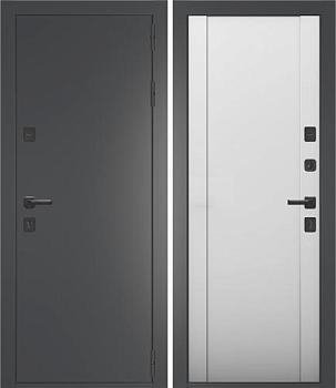 Дверь металлическая G-EVOLUTION Cobalt 960х2050мм L графит/манхэттен; Интекрон