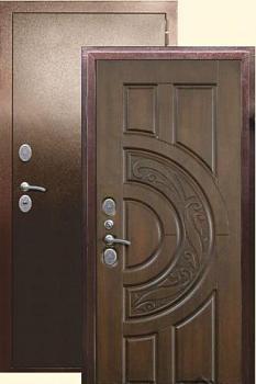 Дверь металлическая Выбор Сопрано Термо 860х2050мм L 1,5 мм антик медь/старое дерево