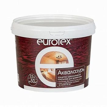 Защитно-декоративное покрытие для древесины Eurotex канадский орех, 2,5 кг; Рогнеда