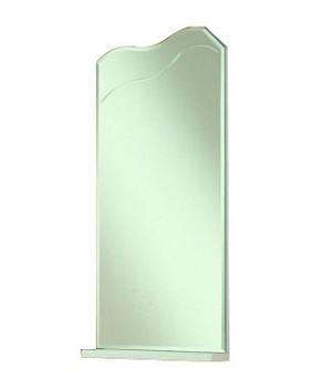 Зеркало для ванной комнаты Колибри 45 левое белое, ЛДСП 80,6х36х10 см с полкой; Aquaton, 653,2