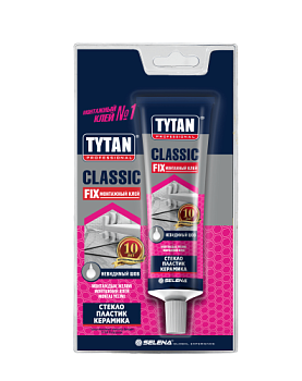 Клей монтажный TYTAN Professional Classic Fix прозрачный 100 мл; 388