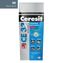 Затирка CE 33 S темно-синий 2кг; Ceresit (Церезит)