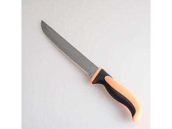 Нож кухонный нерж сталь 15 см резин ручка; 78489