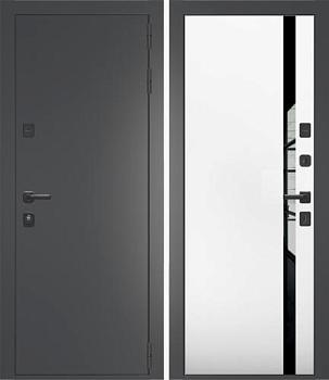Дверь металлическая G-EVOLUTION Royal-2 960х2050мм R графит/белый софт; Интекрон