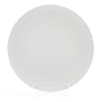 Тарелка плоская 21 см София фарфор белый; Crystalex, 881090