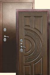 Дверь металлическая Выбор Сопрано Термо 960х2050мм R 1,5 мм антик медь/старое дерево
