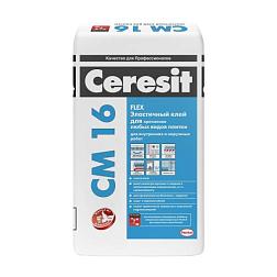 Клей для плитки эластичный CM 16 25 кг; Ceresit (Церезит)