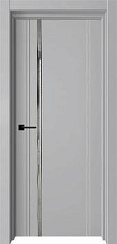 Полотно дверное ПВХ Софт LADA серый бархат 900мм зеркало бронза фацет