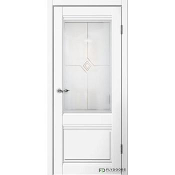 Полотно дверное Fly Doors Estetic E01 эмалит белый ПО 900мм; Сибирь Профиль