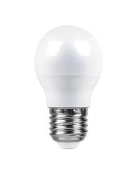 Лампа светодиодная LB-95 16LED 7Вт 230В E27 4000K шар матовый; Feron, 25482