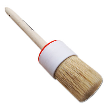 Кисть круглая №18 деревянная ручка 60 мм; SANTOOL, 010115-018