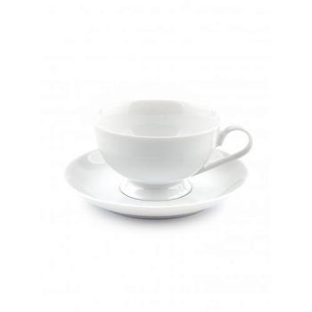 Пара чайная 250мл Астра фарфор белый; Crystalex, 8202S03