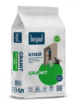 Клей для керамогранита и природного камня Granit 5кг; Bergauf (Бергауф)