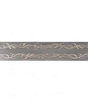 Декоративная бленда для пластикового карниза Элиза 7см графит серебристый 330см; Ле-Гранд