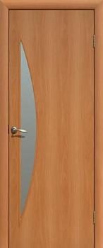 Полотно дверное Fly Doors Луна миланский орех ПО 800мм стекло матовое; Сибирь Профиль
