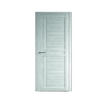 Полотно дверное Фрегат эко-шпон Кельн дуб нордик 600мм стекло белое