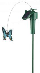 Фонарь садовый на солнечной батарее LED 42 см Порхающая бабочка пластик; ЭРА, SL-PL42-BTF, Б0007508