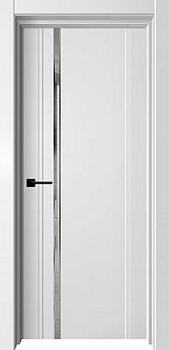 Полотно дверное ПВХ Софт LADA белый бархат 700мм зеркало бронза фацет